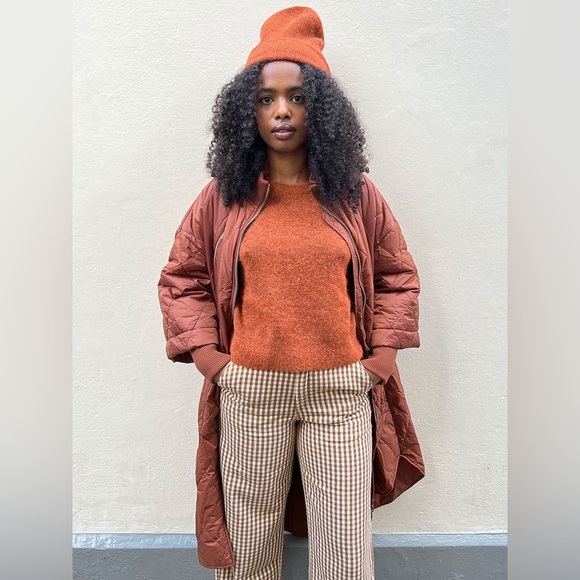 EUC SAMSØE SAMSØE | Nor O-Neck Short | Potter's Clay - Picture 4 of 12